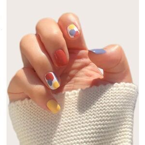 Box of 24 Press-On Colorful Nails